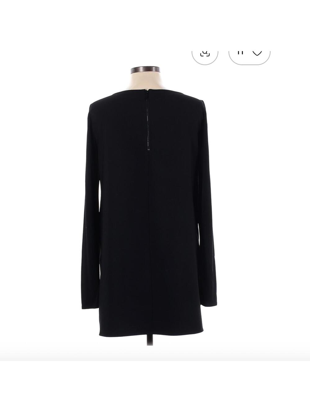 White House Black Market Size 10 Black Casual Dress - Picture 2 of 2